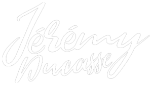 Logo Jérémy Ducasse - Blanc